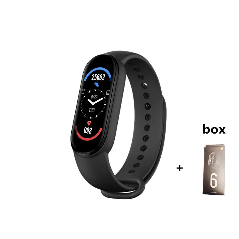 M6 Smart Watch Color Screen Step Counting Multi Sport Fitness Mode Message Reminder Photography Music Remote Control Smart Band 3