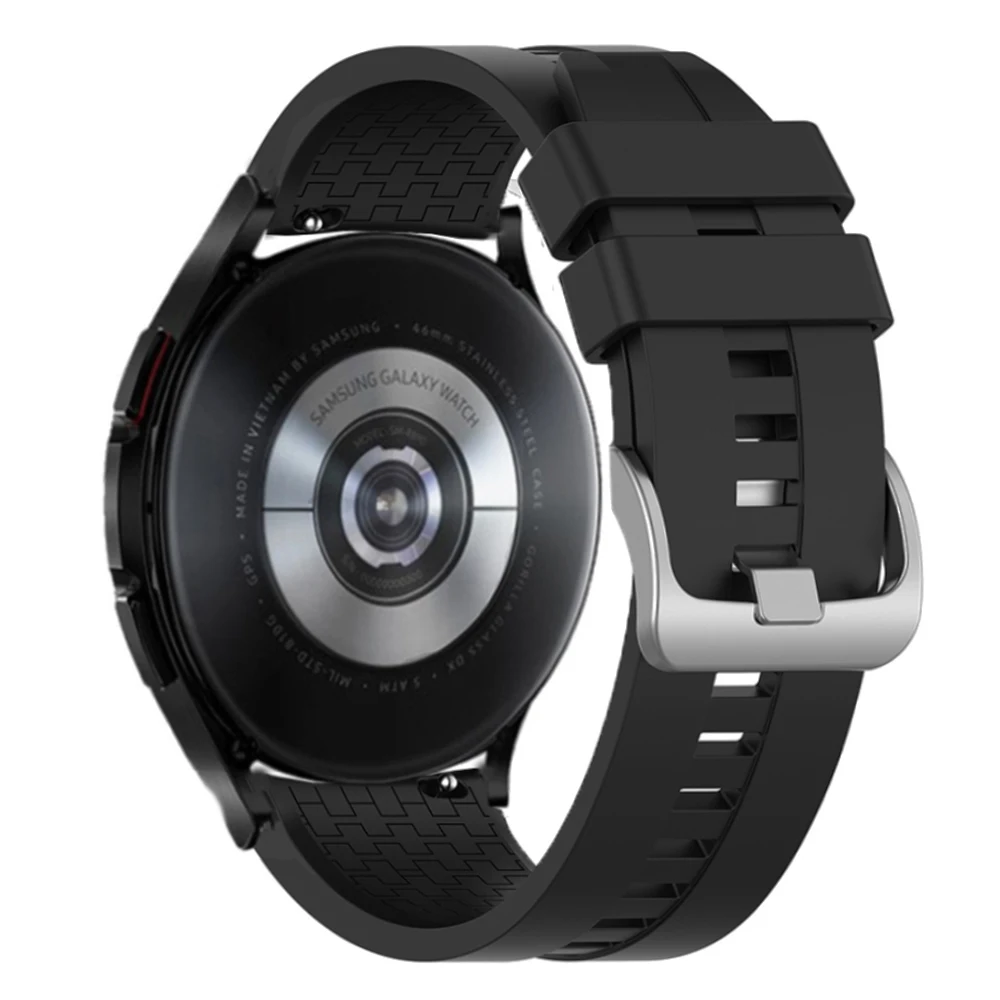 20mm 22mm watch band for Samsung Galaxy watch 6/5/pro/4/6 classic/Active 2 Silicone Sport bracelet huawei gt 4-3-pro-2-2e strap