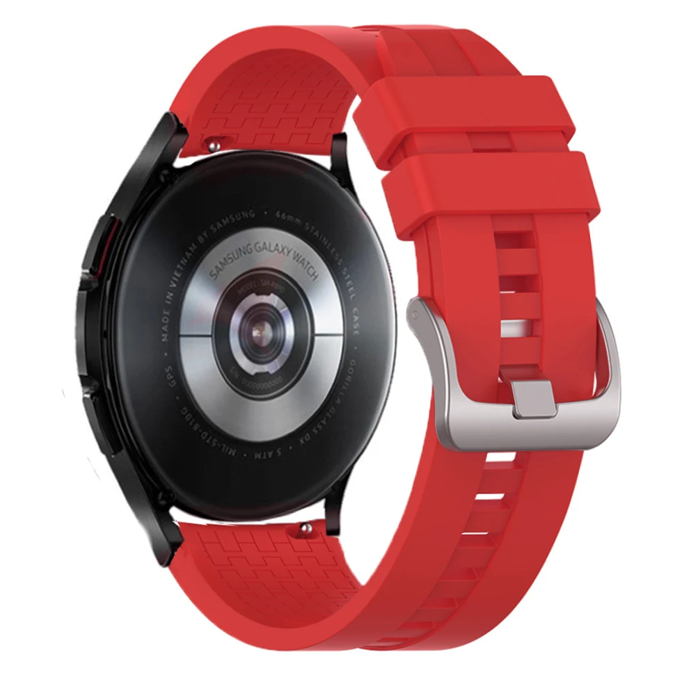 20mm 22mm watch band for Samsung Galaxy watch 6/5/pro/4/6 classic/Active 2 Silicone Sport bracelet huawei gt 4-3-pro-2-2e strap 4