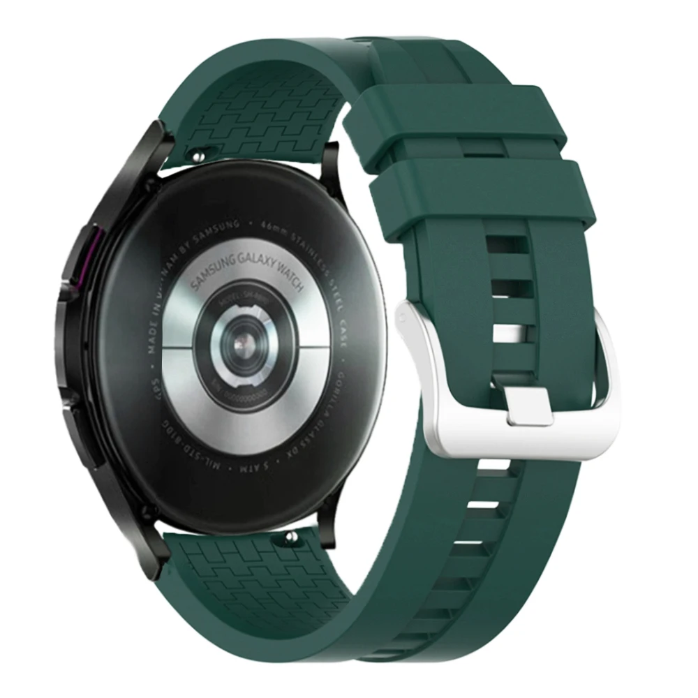 20mm 22mm watch band for Samsung Galaxy watch 6/5/pro/4/6 classic/Active 2 Silicone Sport bracelet huawei gt 4-3-pro-2-2e strap 6