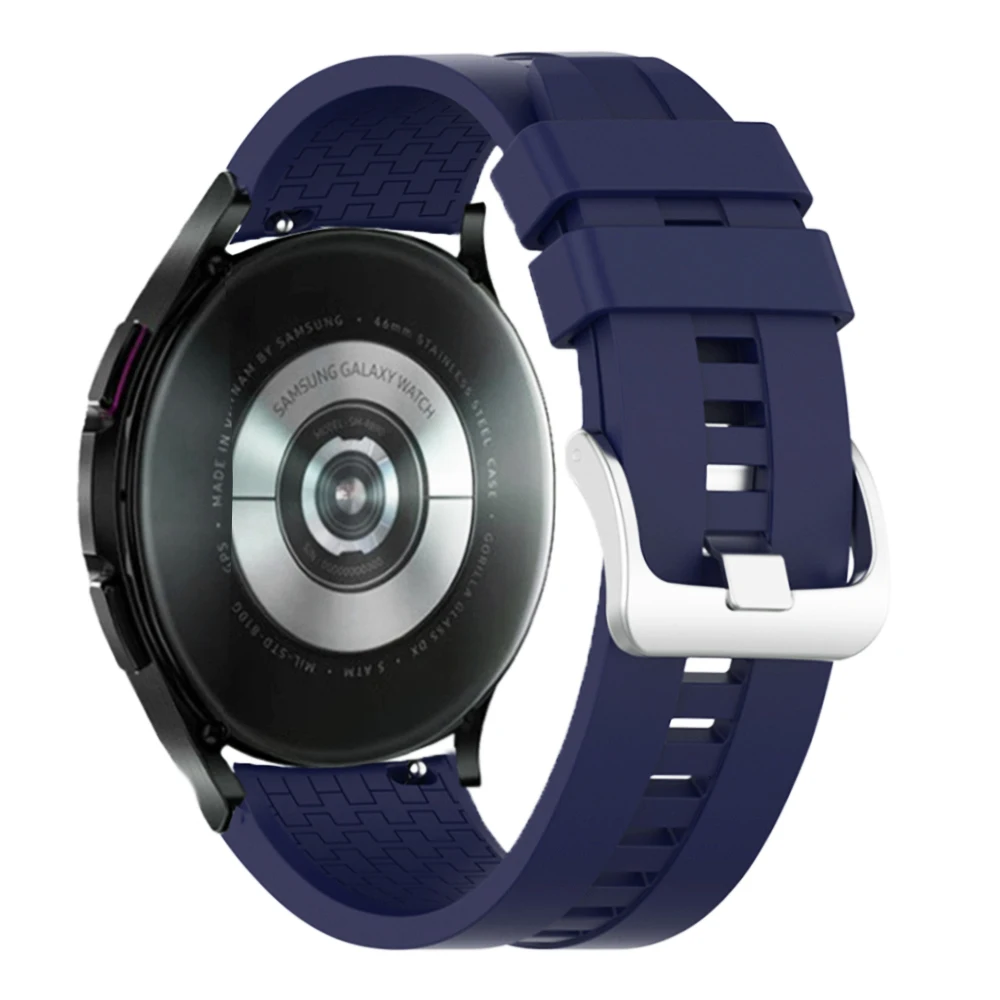 20mm 22mm watch band for Samsung Galaxy watch 6/5/pro/4/6 classic/Active 2 Silicone Sport bracelet huawei gt 4-3-pro-2-2e strap 8